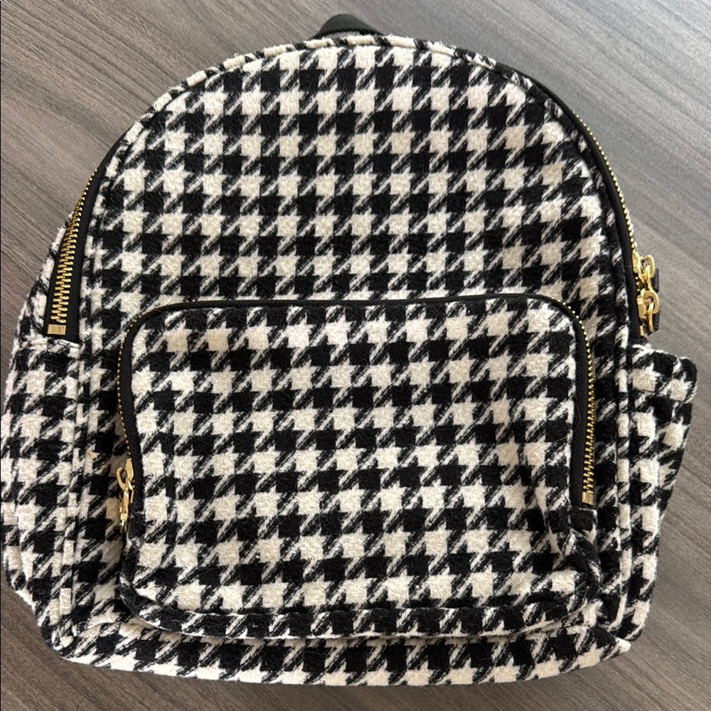 Stoney Clover Lane Houndstooth Mini Backpack - Picture 2 of 9